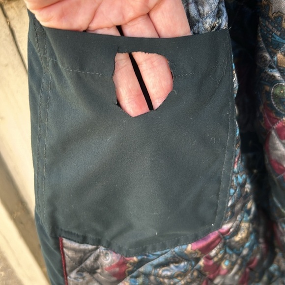 Ted Baker Geddes Parka Faux Fur Trim Hooded Jacket Coat Dark Green  Sz 4 (Large) - Picture 10 of 12